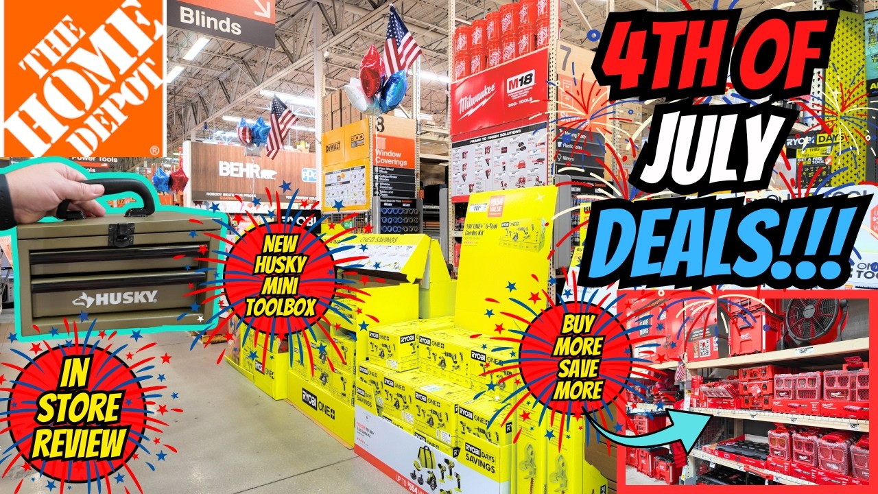 Home Depot 4th of July Sale Breakdown | Best Tool Deals Milwaukee, Dewalt, Ryobi