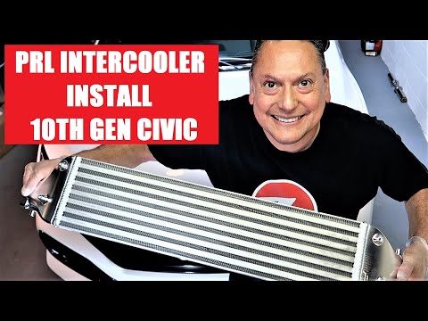 PRL Intercooler install 10th Gen Civic #CivicSi#PRL