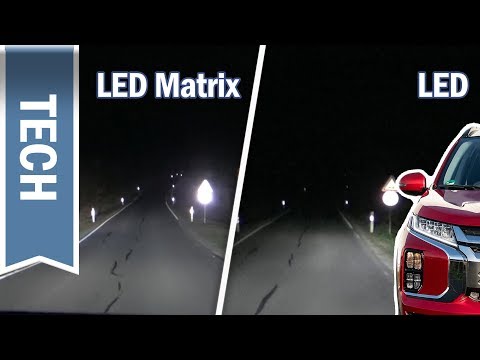 Bi-LED Scheinwerfer im Mitsubishi ASX im Test: Einfache LED-Scheinwerfer im Test & Vergleich!