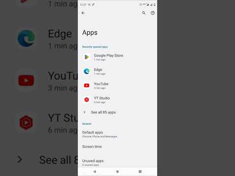 Moto G52 : How to set Default apps | Set Default browser