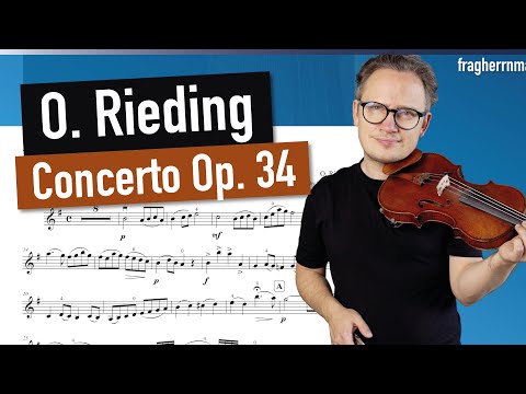 Concerto de Rieding em Sol Maior, Op 34, 1. Movimento, Partituras para Violino, Acompanhamento de Piano
