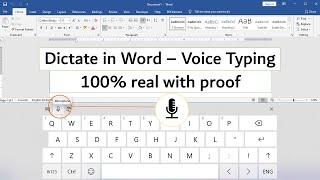 MS Word dictation option not available | Voice Typing in MS Word