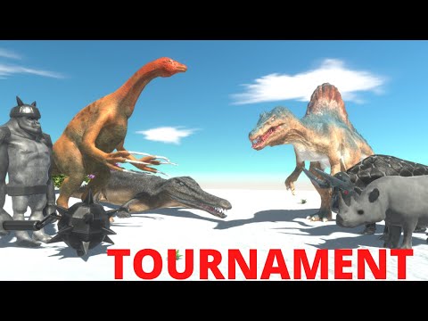 TOURNAMENT - PRIMATES + REPTILES + HERBIVORES VS FANTASY + CARNIVORE DINOS + MAMMALS - ARBS
