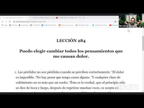 ORACIÓN Y LECCIÓN 284 DE UN CURSO DE MILAGROS