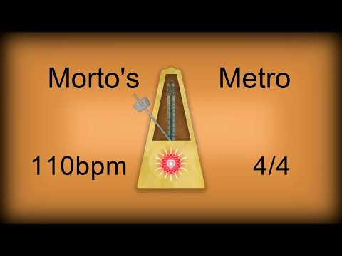 110 bpm 4/4 Metronome Woodblock (12 minutes)