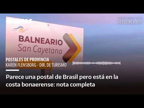 Karen Flensborg, directora de turismo del Municipio de San Cayetano, en Radio Brisas