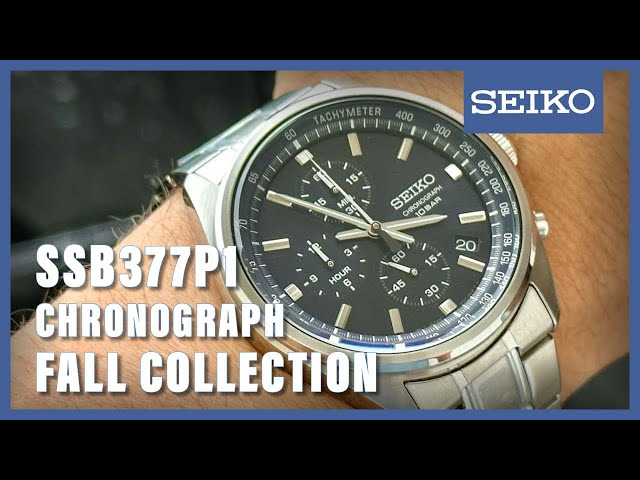 Vídeo relacionado con Seiko Reloj Analógico para Hombre de Cuarzo japonés con Correa en Acero Inoxidable SSB377P1