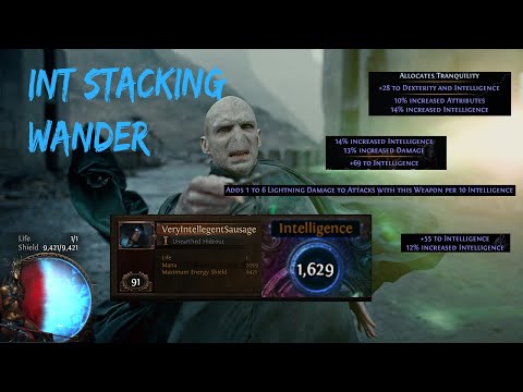 Path Of Exile 3.14 Int Stacker Wander Assassiner! PS KB. Currency sink but feels sooo gooood