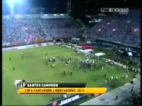 Incidentes y batalla campal entre Peñarol y Santos tras la final de la Copa Libertadores