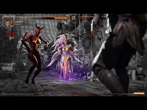 Mortal Kombat 1 Sindel making people rage quit once again but it was my warm up match lol