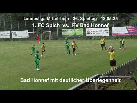 Fussball Landesliga 1. FC Spich  vs.  FV Bad Honnef