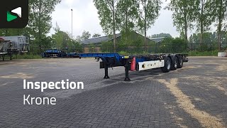 Semi-reboque porta-contentores Krone SD Select 3 axles a venda - Imagem 4 | Autoline PT Semi-reboque porta-contentores Krone SD Select 3 axles | Imagem 4 - Autoline