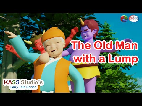 Let's Study English! Fairy Tale Picture Book Series | The Old Man with a Lump