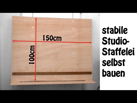 stabile Studio-Staffelei selbst bauen