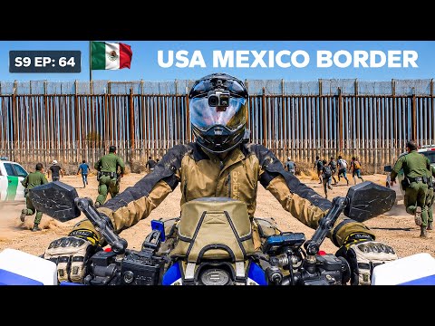 Everyone Warned Me About Crossing Into Mexico 🇲🇽 S9 EP 64 | Pakistan to Americas Motorcycle Tour
