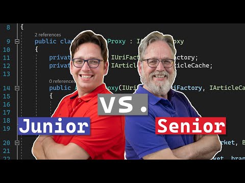 Junior Developer vs. Senior Developer - Sinn und Unsinn