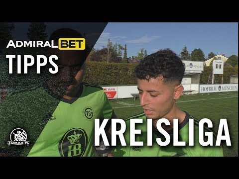 ADMIRAL-Tipps mit Amir Hamzaoui und Khareem Zelmat (beide TSV Großhadern) - 10.Spieltag, Kreisliga 2