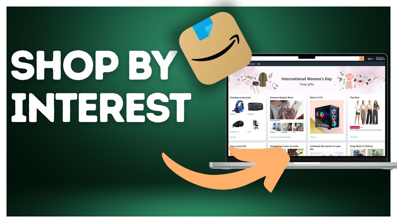 How to shop by interest on Amazon?