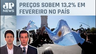 Inflação na Argentina chega a 276,2% em 12 meses; Alan Ghani e Beraldo comentam