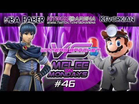 Melee on Monday #46 - Kevorkian (Dr Mario) v Faber (Marth) Winner's Bracket