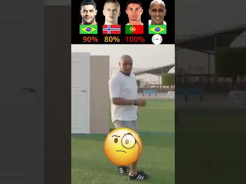 Ronaldo VS Hulk VS Haaland VS Carlos Shot Power🤯💪