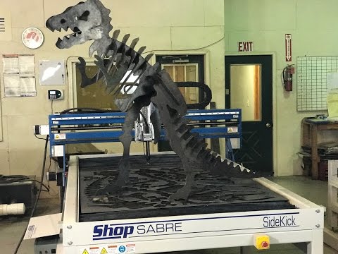 ShopSabre SideKick Cutting a T-Rex Dinosaurvideo thumb