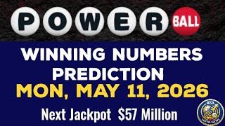 Powerball Winning Numbers Prediction for 11 May 2026