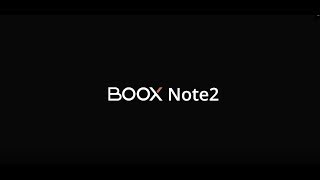 BOOX Note2: 10" E-Ink Carta™ E-Reader Tablet