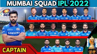 IPL 2022 Mumbai Indians Target Squad | Mumbai Indians Squad for IPL 2022 | MI Players List 2022