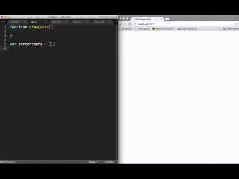 D3: Getting JSON data from the server