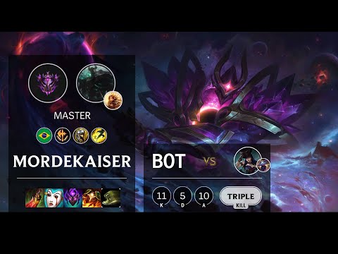 Mordekaiser Bot vs Caitlyn - BR Master Patch 10.13