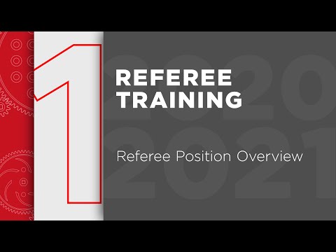 VRC Change Up - Referee Training - Chapter 1: Referee Position Overview