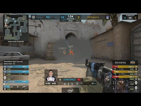XANTARES 3 kills through smoke vs. OG | DREAMHACK OPEN SUMMER 2020 EUROPE