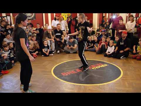BREAK RAVE CYPHER 2019 - beginners final bgirl Кира vs Aleksa