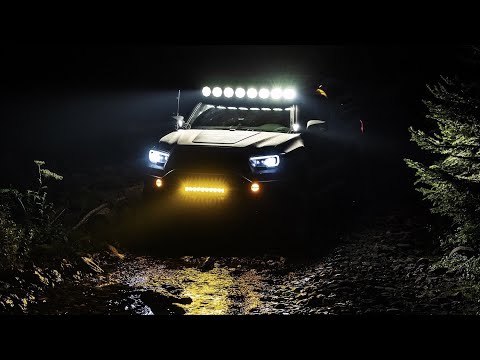 Overland / Off-Road Lighting on a Toyota Tacoma - KC Hilites Pro6 Lightbar, Flex Era 3, etc.