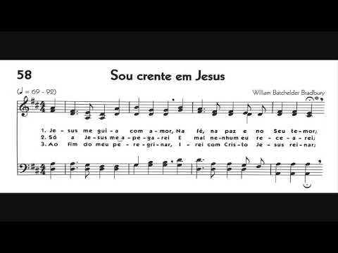 Hinário 5 CCB - Hino 058 - Sou crente em Jesus - Strings - Teclado Yamaha PSR S670