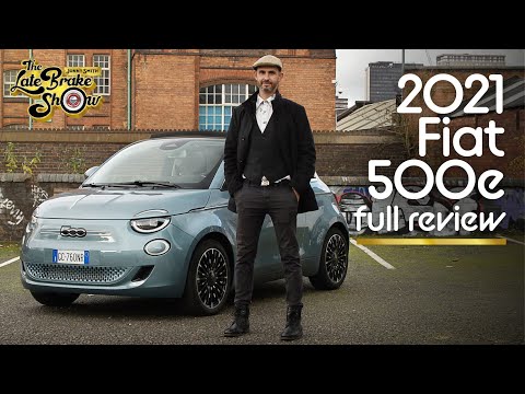 New 2021 Fiat 500 e EV drive review // The Late Brake Show
