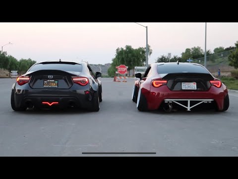 FRS/BRZ Tomei 80r vs. Greddy RS *LOUD SUBARU RUMBLE*