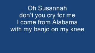 Oh susanna lyrics