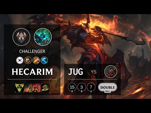 Hecarim Jungle vs Graves - KR Challenger Patch 10.15