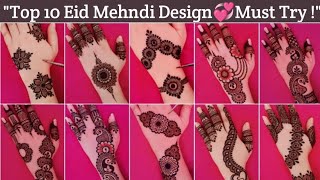 10 Stylish Mehndi Designs for Eid 2025 | Simple & Beautiful Back Hand Henna