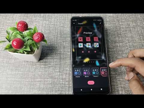How to change icons style in Motorola G82 5G phone
