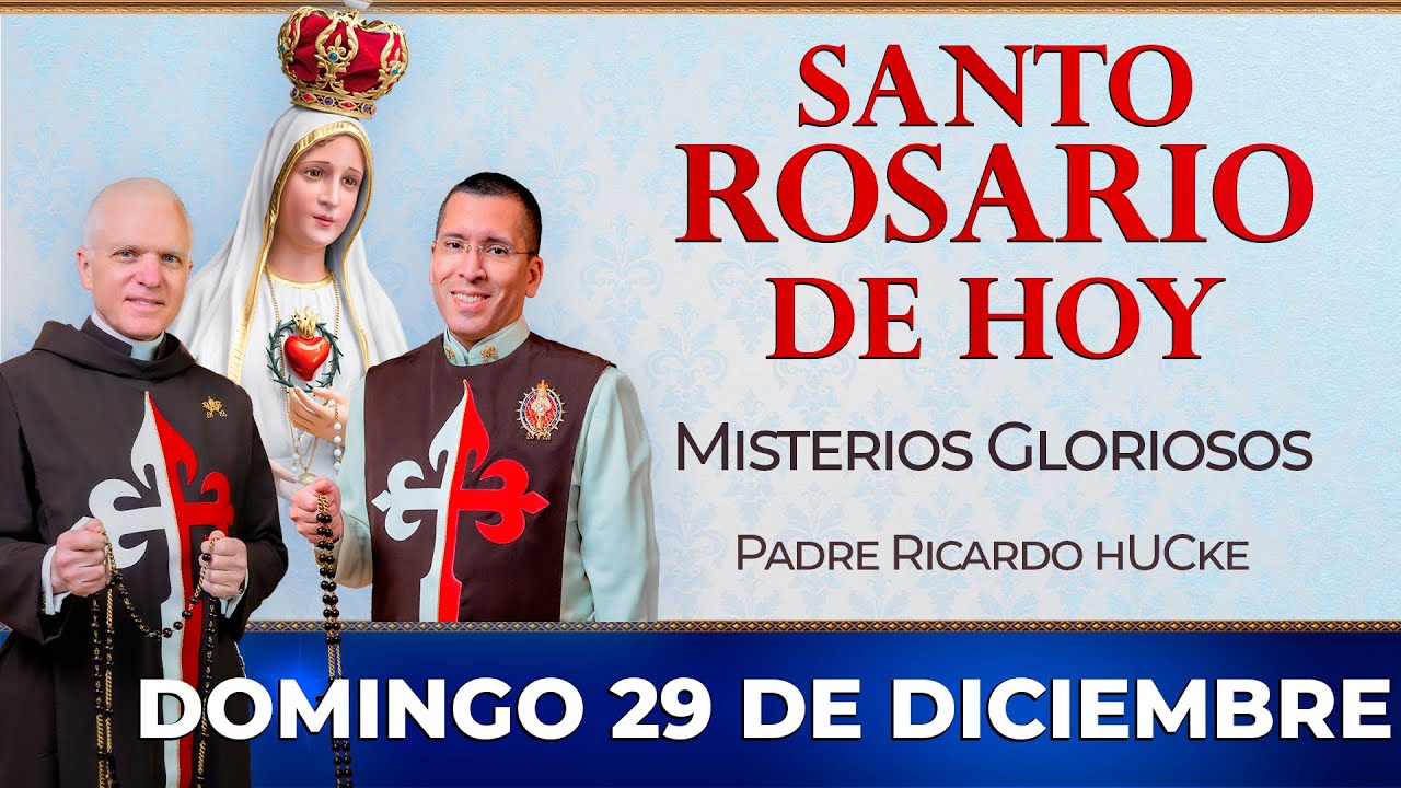 Santo Rosario de Hoy | Domingo 29 de Diciembre - Misterios Gloriosos #rosariodehoy
