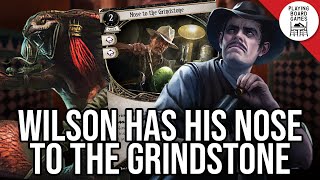 Wilson Richards has his nose to the grindstone in The Depths of Yoth! (Standalone Arkham)