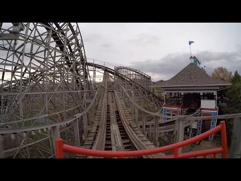 Wildcat 2014 POV 60fps HD Hersheypark Roller Coaster On-Ride Front Seat Video GoPro Hero4 Woodie Video