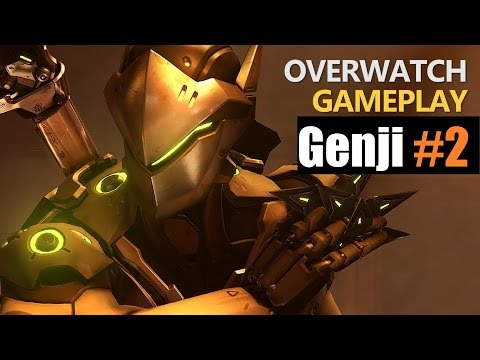►Overwatch BETA: Genji Gameplay #2 | THE MASTER OF STEALTH