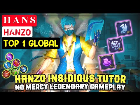 Hanzo New King Perfect Play, Full map Control [Top 1 Global Hanzo] H A N S - Mobile legends