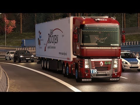 [ETS2] Euro Truck Simulator 2 - Renault Magnum - Trailer Kogel - Promods 2.25