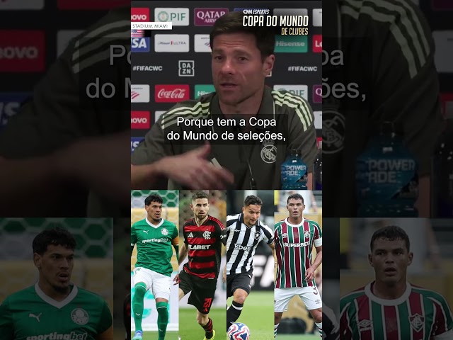 Xabi Alonso: veja o que técnico do Real disse sobre equipes brasileiras no Mundial