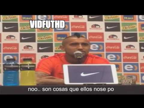 ARTURO VIDAL LE RESPONDE A CARLOS TEVEZ "QUE VEA EL PARTIDO TRANQUILO CARLITO" / FINAL COPA CENTENAR